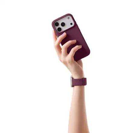 iDeal Soft Braid Watch Band 38/40/41/42 Velvet Plum