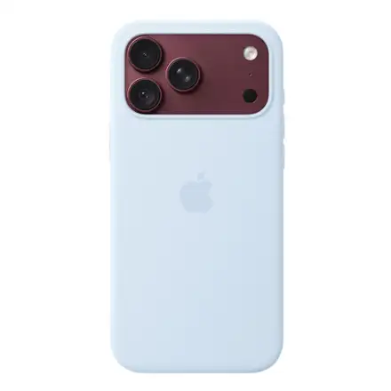 iPhone 18 Pro Max Silicone Case with MagSafe - Crisp Blue