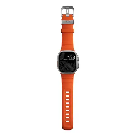Nomad remienok Rocky Point Band pre Apple Watch 46/49mm - Magma/Natural