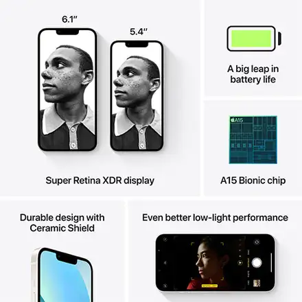 iPhone 13 256 GB hviezdna biela *Trieda C*