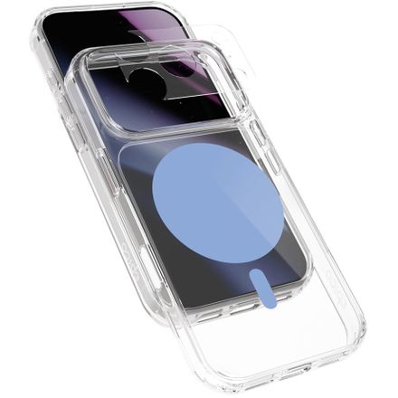 Epico Dot Mag+ Case iPhone 17 Pro Max/18 Pro Max Qi2 & MagSafe Compatible - light blue (crossbody ready & camera island