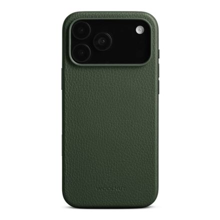 Woolnut Leather Case for iPhone 17 Pro - Green