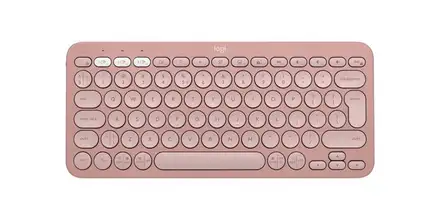 Logitech K380s Pebble Keys 2 - Bluetooth klávesnica - ružová - US