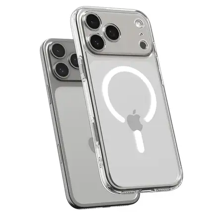 Spigen kryt Ultra Hybrid Magsafe pre iPhone 17 Pro - Clear White