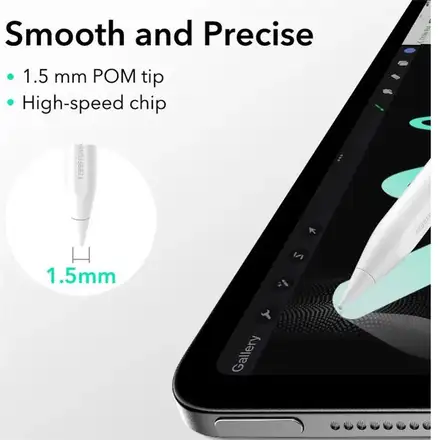 ESR stylus Geo Digital Pencil with built-in Apple Find My Technology - White
