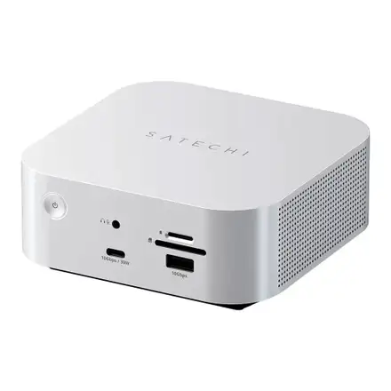 Satechi Thunderbolt 5 CubeDock with SSD Enclosure - Silver
