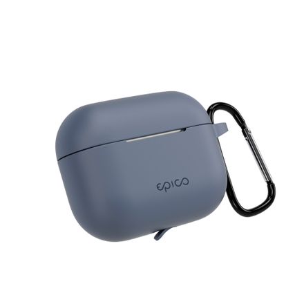 Epico Silicone Outdoor Cover pre Airpods Pro 3 - modrošedá