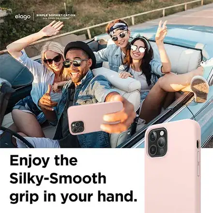 Elago kryt Silicone Case pre iPhone 12/12 Pro - Lovely Pink