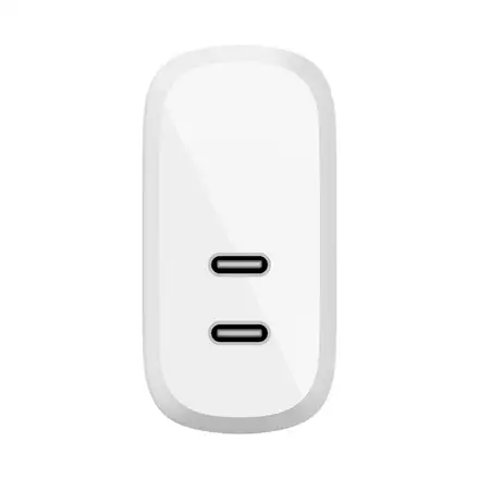 Belkin 40W Dual USB-C PD Wall Charger - White