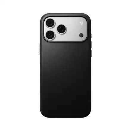 Nomad kryt Modern Leather Case Magsafe pre iPhone 18 Pro - Black