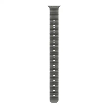 Apple Watch 49mm Translucent Black Ocean Band Extension - Natural Titanium Finish