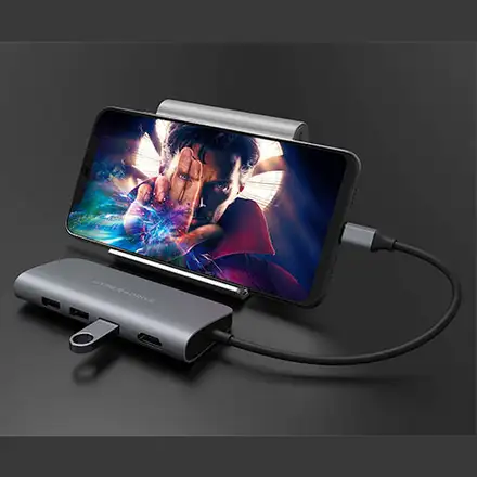 Hyper USB-C Hub HyperDrive Power 9-in-1 - Space Gray