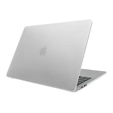 SwitchEasy Touch Protective Case pre MacBook Air 13" M2/M3/M4 - Transparent White