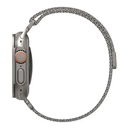 Decoded remienok Stainless Steel Traction Strap pre Apple Watch Ultra - Silver