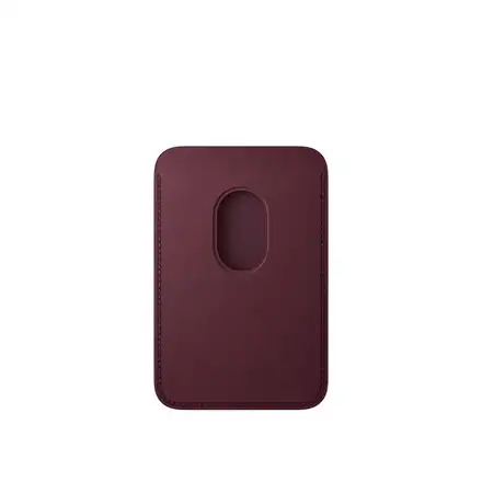 iPhone FineWoven Wallet with MagSafe – Burgundy