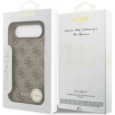 Guess 4G Charm MagSafe kryt iPhone Air hnedý