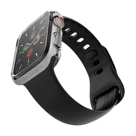 Spigen kryt Ultra Hybrid pre Apple Watch 4/5/6/SE/SE 2 44mm - Crystal Clear