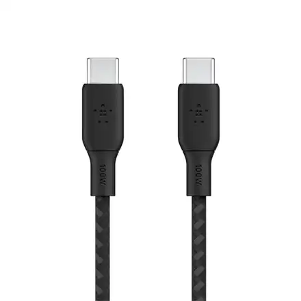 Belkin kábel Boost Charge Double-Braided USB-C to USB-C 100W 2m - Black