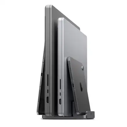 Spigen stojan Vertical Laptop Stand - Space Gray