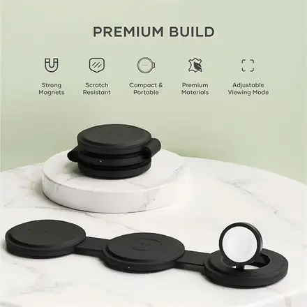 Satechi Qi2 OntheGo 3-in-1 Wireless Charger - Black