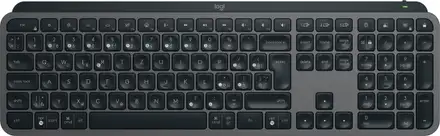 Logitech MX Keys S - bezdrôtová podsvietená klávesnica - CZ/SK - grafitová