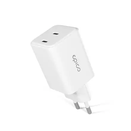 iStores by Epico Ultraboost GaN 45W sieťový adaptér EA45 - biela