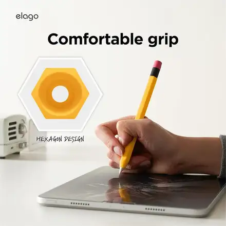 Elago kryt Classic Pencil Case pre Apple Pencil USB-C - Yellow