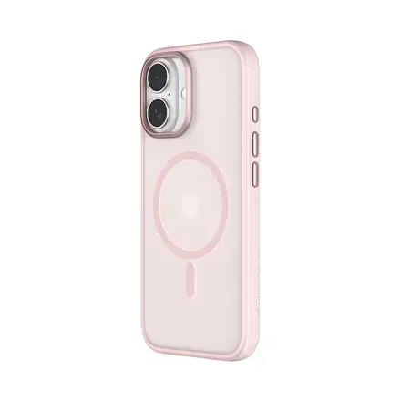Comma kryt Joy Elegant Series Magnetic Case pre iPhone 17 - Pink Purple