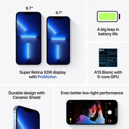 iPhone 13 Pro Max 128 GB horská modrá *Trieda C*