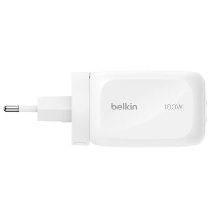 Belkin Boost Charge Pro 3 Port USB-C GaN Wall Charger 100W - White