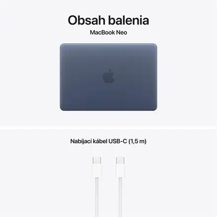 MacBook Neo 13" A18 Pro 6C CPU 5C GPU 8/512 GB indigová SK *Trieda A*