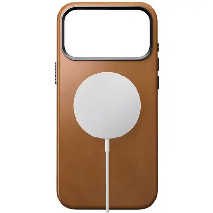 Nomad kryt Traditional Leather Case MagSafe pre iPhone 17 Pro Max - English Tan