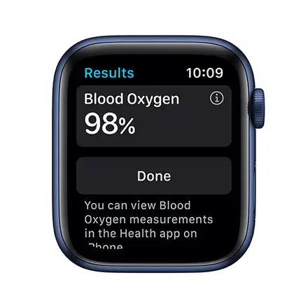 Apple Watch Series 6 GPS 44mm puzdro z modrého hliníka *Trieda C*