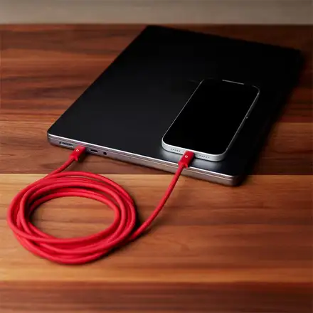 Apple Beats 240W USB-C to USB-C Braided Cable (3 m) - Rapid Red