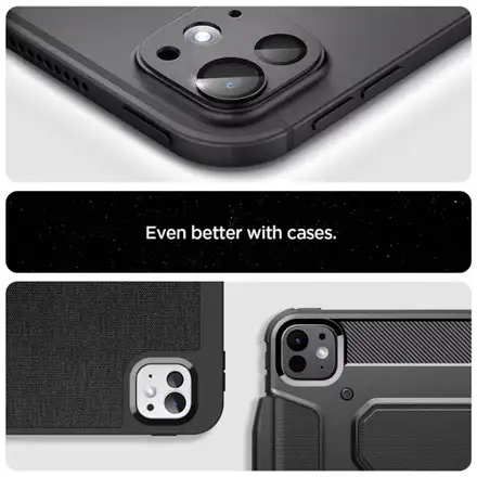 Spigen Glass tR EZ Fit Optik Pro pre iPad Pro 11" M4/iPad Pro 13" M4 - Space Black