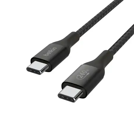 Belkin kábel Boost Charge Double-Braided USB-C to USB-C 1m 240W - Black
