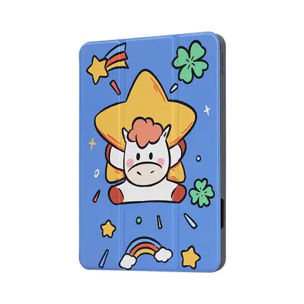 Comma puzdro Lingos Case with Pencil Slot pre iPad 10-11 Gen 2022/2025 - Luck Bringing Horse