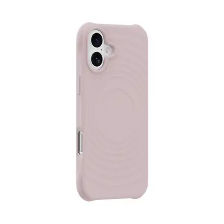 Devia kryt Ripple Magnetic Shockproof TPU Case pre iPhone 16 - Pink
