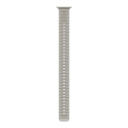 Apple Watch 49mm Translucent Grey Ocean Band Extension - Natural Titanium Finish