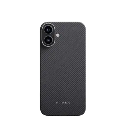 Pitaka kryt Ultra-Slim Case pre iPhone 16 - Black/Grey Twill