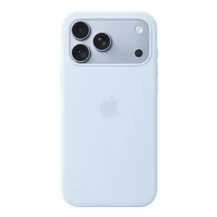 iPhone 18 Pro Max Silicone Case with MagSafe - Crisp Blue