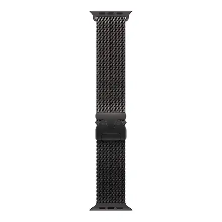 Apple Watch 49mm Black Titanium Milanese Loop - Small