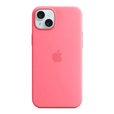 iPhone 15 Plus Silicone Case with MagSafe - Pink