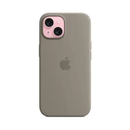 iPhone 15 Silicone Case with MagSafe - Clay