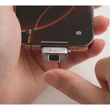 Adam Elementsi iKlips S USB-C Nano Touch Fingerprint SSD 256GB - Gray