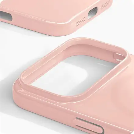 iDeal Slim Case MagSafe iPhone 17 Pro Glossy Blush Pink