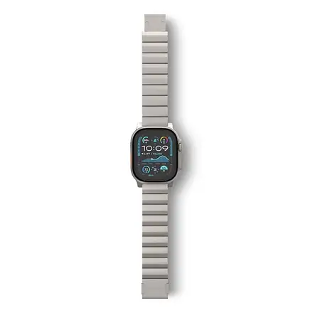 Decoded remienok Titanium Traction Strap pre Apple Watch 44-49mm - Natural Titanium
