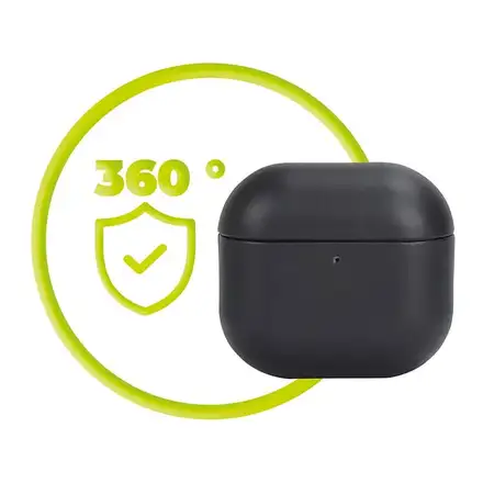 Mobile Origin puzdro Leather case pre Airpods 4/5 - Black