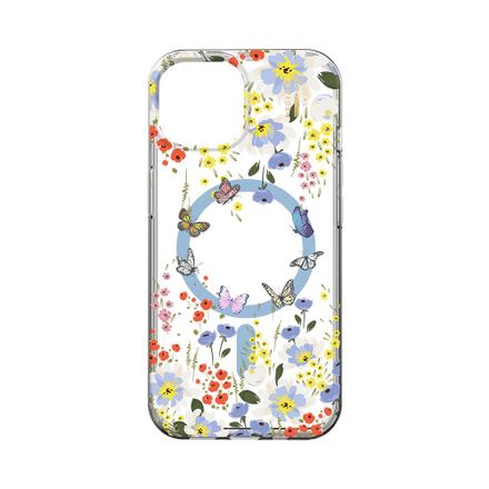 iDeal Fashion Clear Case MagSafe iPhone 13/14/15 Artistic Garden
