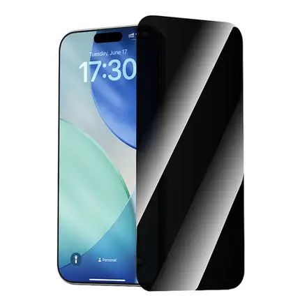 Devia ochranné sklo Van Series Privacy pre iPhone 17 Pro Max - Black Frame